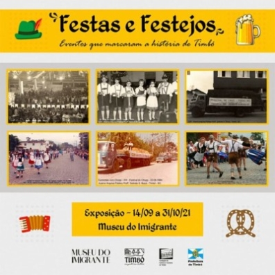 Museu do Imigrante promove exposição “Festas e Festejos: Eventos que marcaram a história de Timbó”